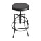 Holland Bar Stool Co Adjustable Stool, Clear Coat Finish, Canter Storm Seat 910CL004 - alternate 1